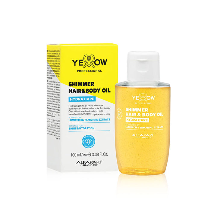 ALFAPARF Yellow Hydra Care Shimmer Hair & Body Oil 100ml