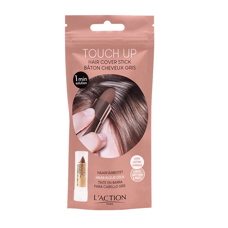 L'ACTION Paris Touch Up Stick Per Capelli Grigi - Marrone 4g