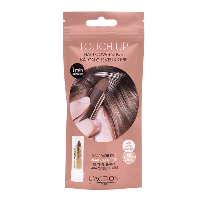 L'ACTION Paris Touch Up Stick Per Capelli Grigi - Marrone Scuro 4g