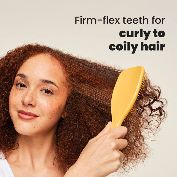 TANGLE TEEZER The Ultimate Detangler Large Naturally Curly-Coily Daffodil Yellow