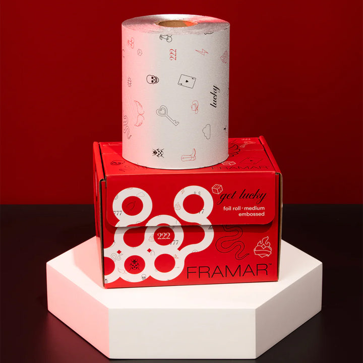 FRAMAR Get Lucky Embossed Foil Roll Medium 97.5m