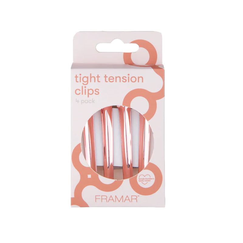 FRAMAR Tight Tension Clips Rose Gold 4pz