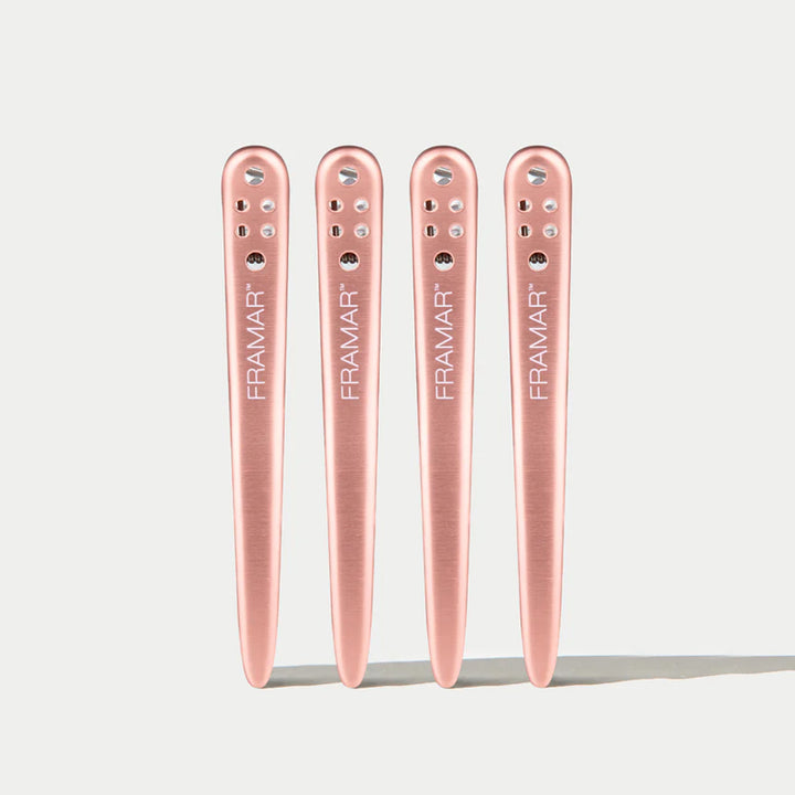 FRAMAR Big Bite Clips Rose Gold 4pz