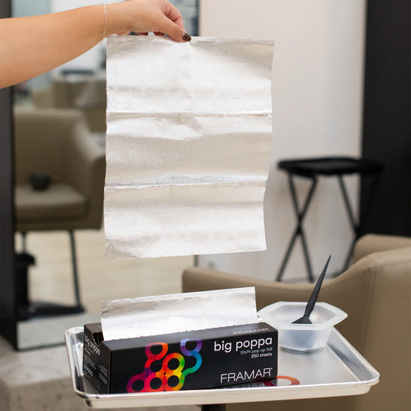 FRAMAR Big Poppa Pop Up Foil Silver 10x14cm 250 Fogli