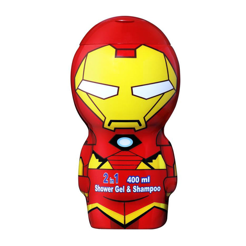 AIR VAL Marvel Iron Man Shower Gel & Shampoo 2 in 1 400ml