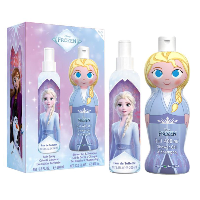 AIR VAL Set Disney Frozen Shower Gel & Shampoo 400ml + Body Spray 200ml
