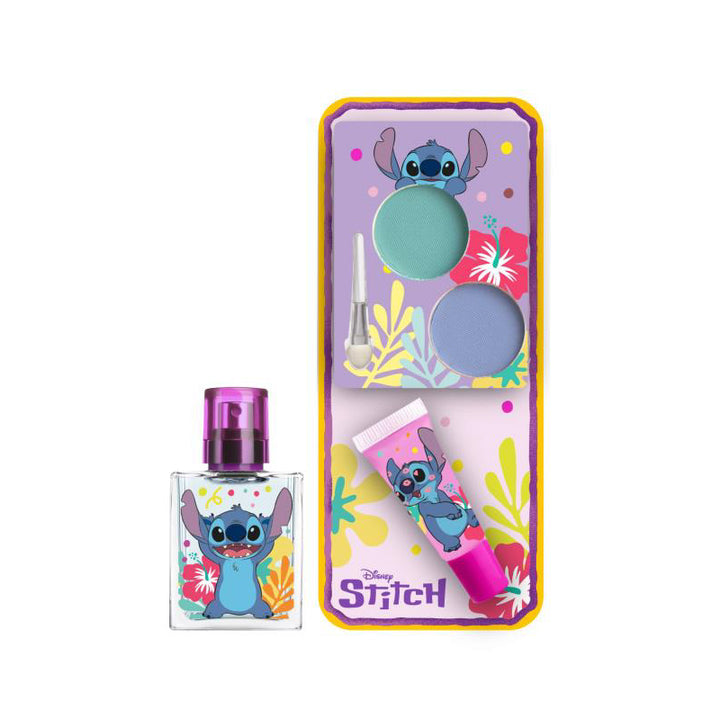 AIR VAL Set Disney Stitch Lip Gloss 6ml + Shadow Palette 2x12g + Eau De Toilette 30ml