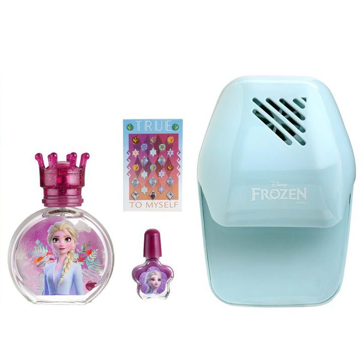 AIR VAL Set Disney Frozen Eau De Toilette 50ml + Nail Polish 4ml + Nail  Dryer + Nail Decoration