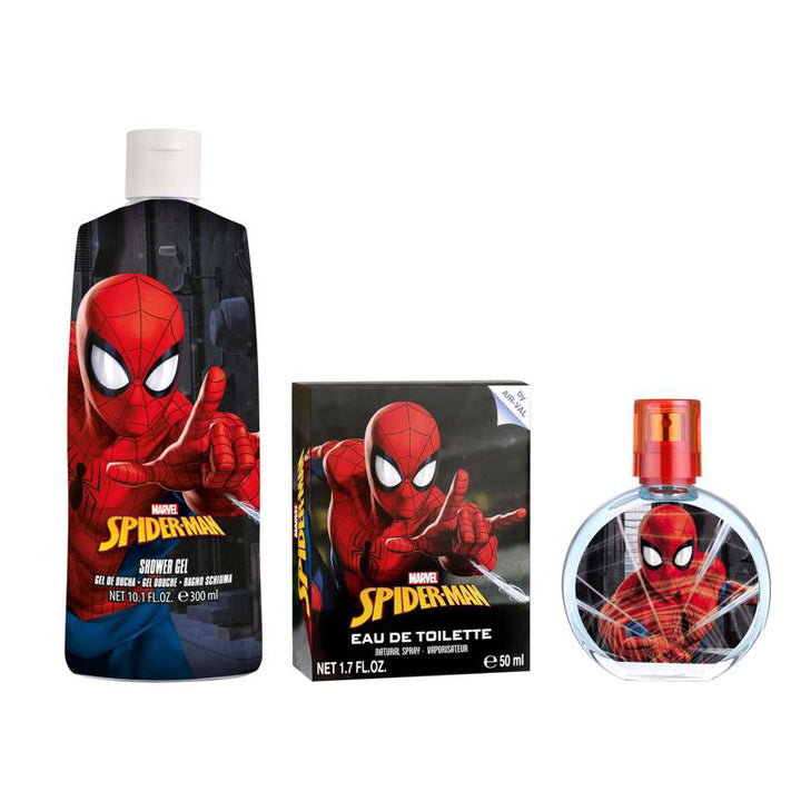 AIR VAL Set Marvel Spiderman Shower Gel & Shampoo 300ml + Eau De Tiolette 50ml