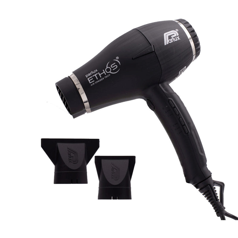 PARLUX Ethos Air Ionizer Tech Phon Asciugacapelli NERO