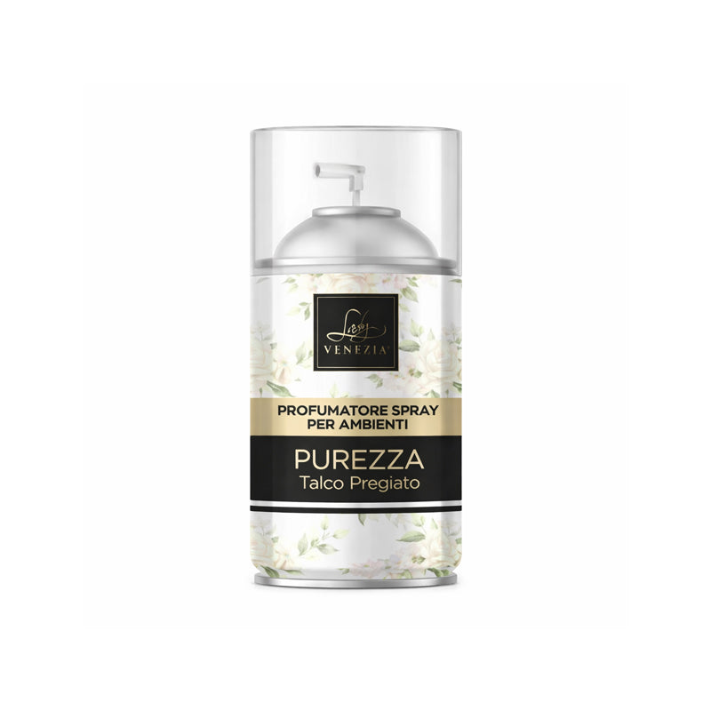 LADY VENEZIA Profumatore Spray Refill Per Ambiente Purezza Talco Pregiato 250ml
