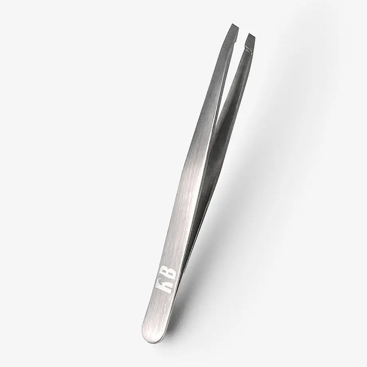 RYBELLA Precision Tweezers Pinzetta A Punta Obliqua