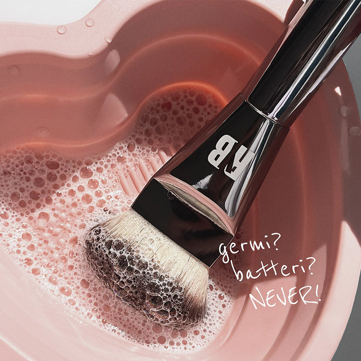 RYBELLA Make Up Brush & Sponge Cleaning Bowl Pulitore Pennelli