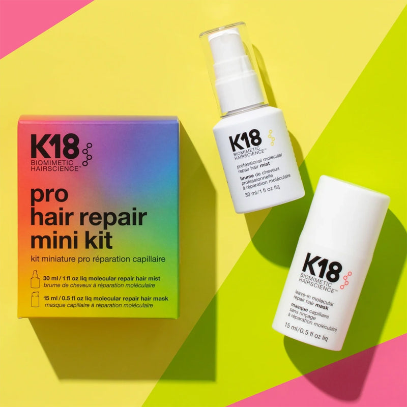 K18 Set Mini Professional Molecular Repair Hair Mist 300ml + Mask 15ml