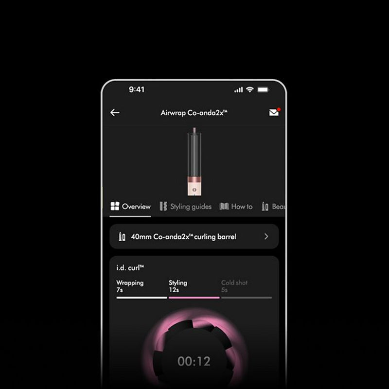 DYSON Airwrap Co-Anda2x Styler Asciugacapelli Ricci E Molto Ricci Cipria/Oro Rosa
