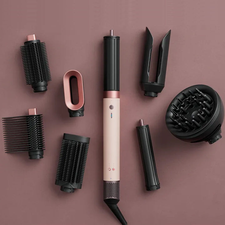 DYSON Airwrap Co-Anda2x Styler Asciugacapelli Ricci E Molto Ricci Cipria/Oro Rosa