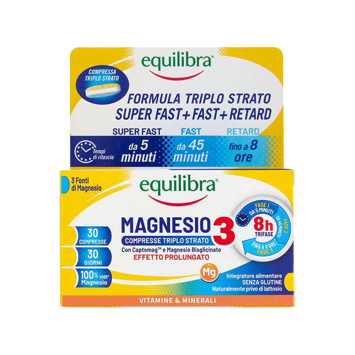 EQUILIBRA Magnesio Compresse Triplo Strato 30 Compresse 38.1g