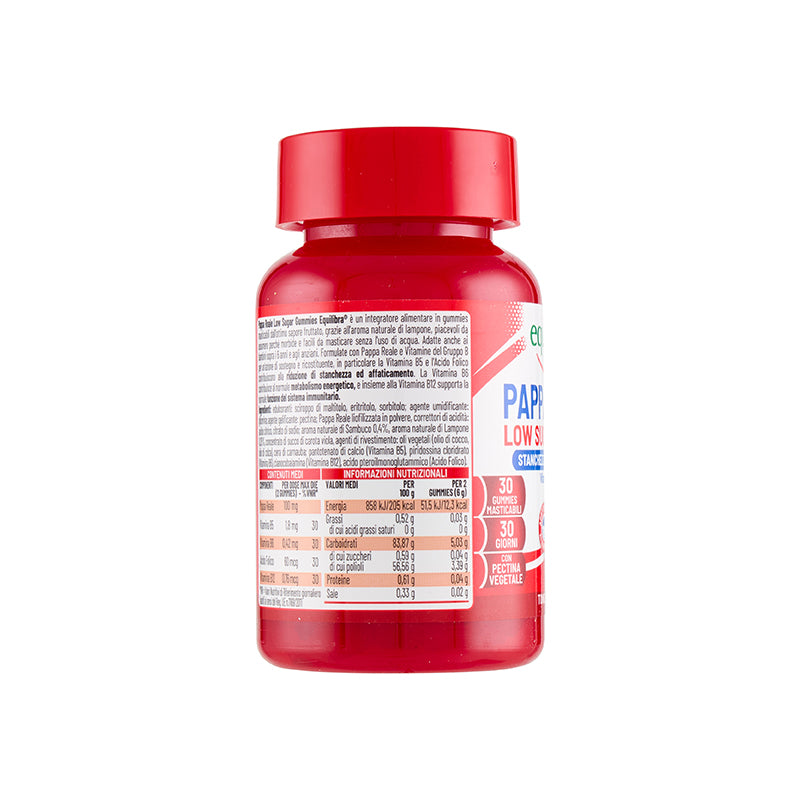 EQUILIBRA Pappa Reale Low Sugar Stanchezza & Affaticamento 30 Gummies 90g