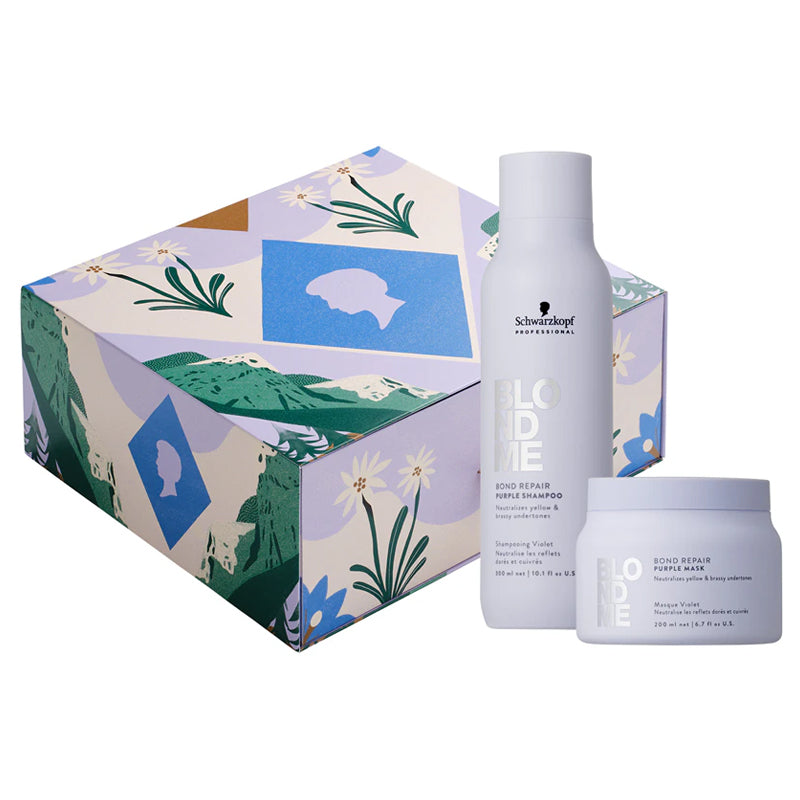 SCHWARZKOPF Set BlondMe Purple Shampoo 300ml + Mask 200ml