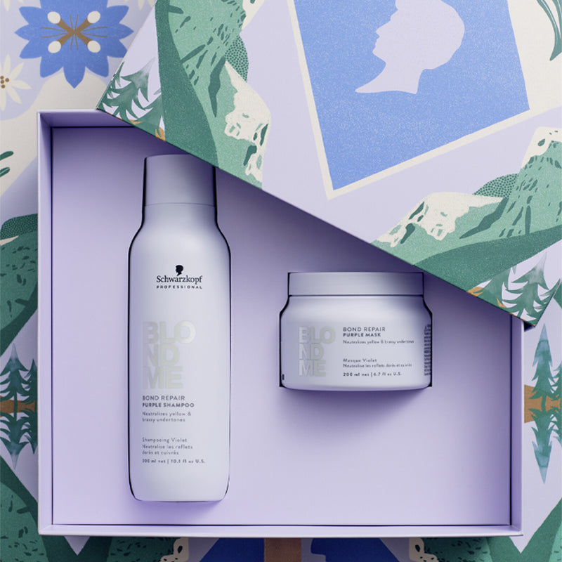 SCHWARZKOPF Set BlondMe Purple Shampoo 300ml + Mask 200ml