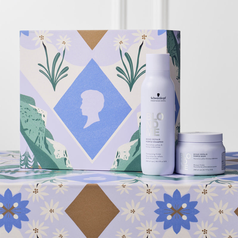 SCHWARZKOPF Set BlondMe Purple Shampoo 300ml + Mask 200ml