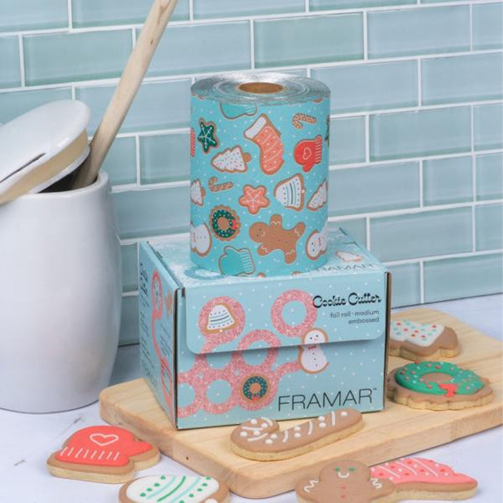 FRAMAR Cookie Cutter Embossed Foil Roll Medium 97.5m
