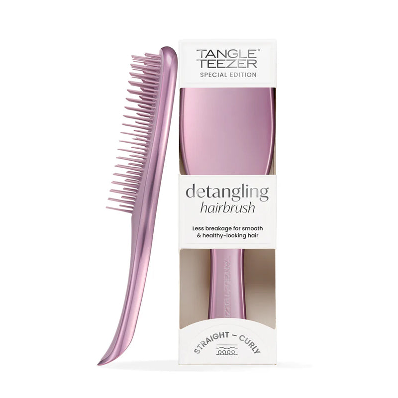 TANGLE TEEZER The Ultimate Detangler Straight-Curly Chrome Mauve copper