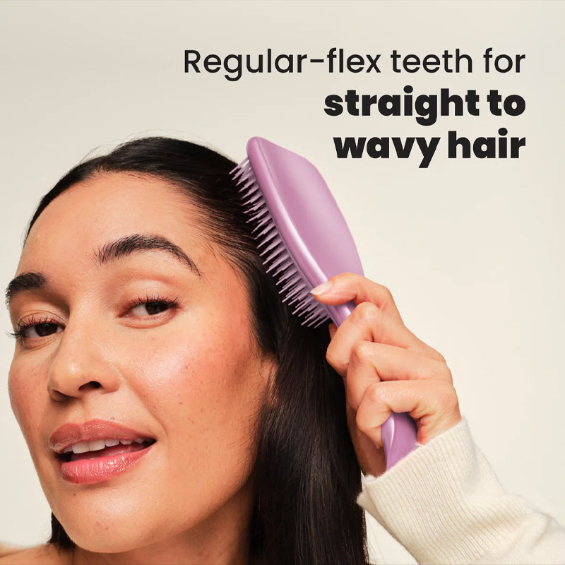 TANGLE TEEZER The Ultimate Detangler Straight-Curly Chrome Mauve copper
