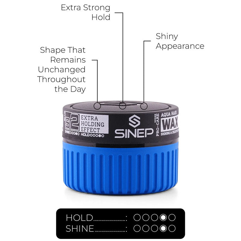 SINEP Aqua Hair Wax Blue Pro-Care S2 150ml