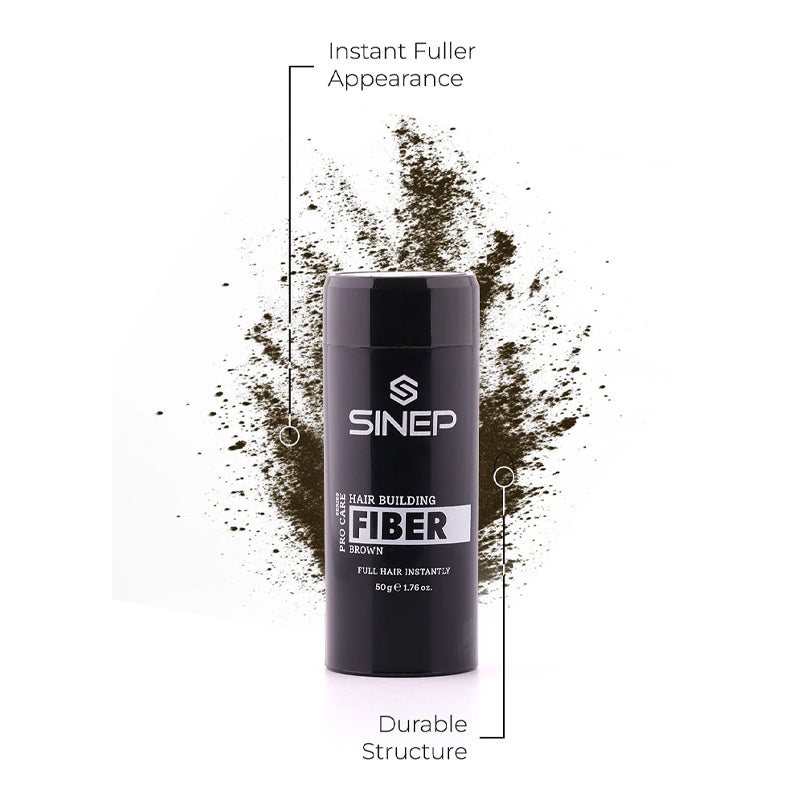 SINEP Hair Building Fiber Brown 50g
