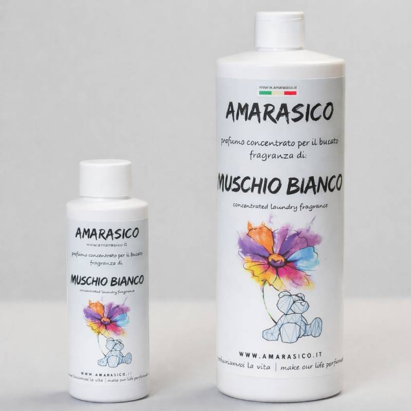 AMARASICO Essenza Per Il Bucato Muschio Bianco 100ml
