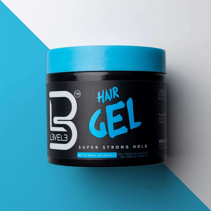 L3VEL3 Hair Styling Gel Super Strong Hold 500ml