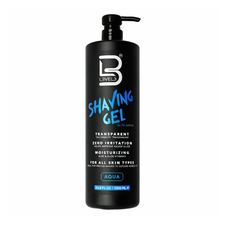 L3VEL3 Shaving Gel Aqua 1000ml