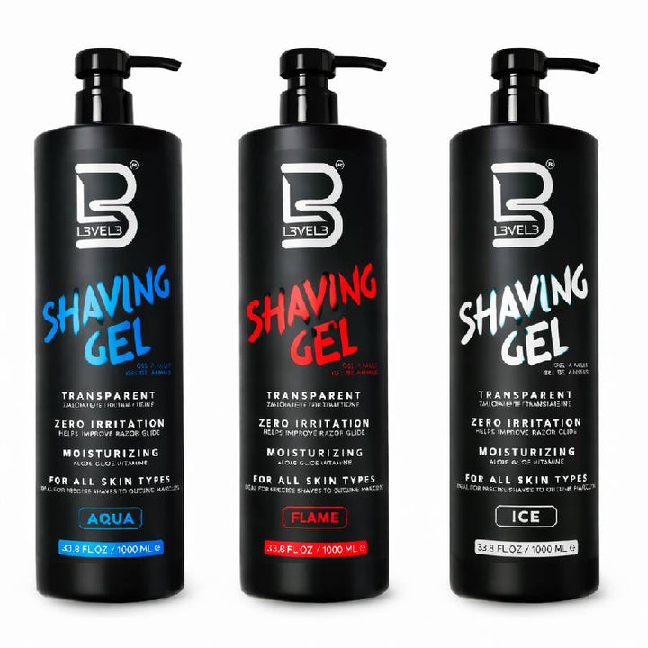 L3VEL3 Shaving Gel Aqua 1000ml