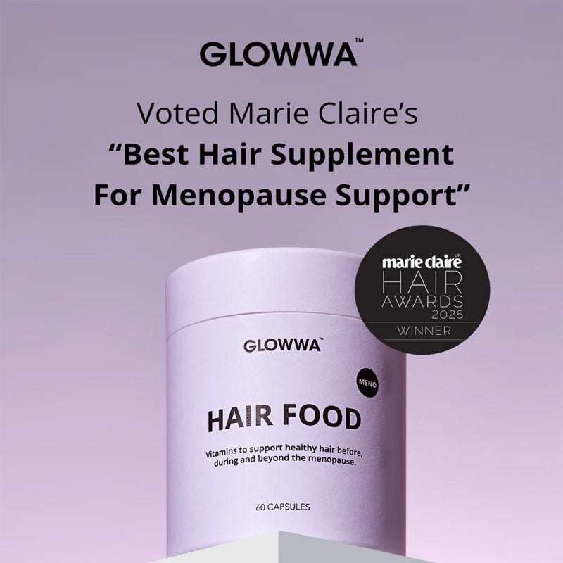 GLOWWA Hair Food Meno Integratore Per Capelli 60 Capsule