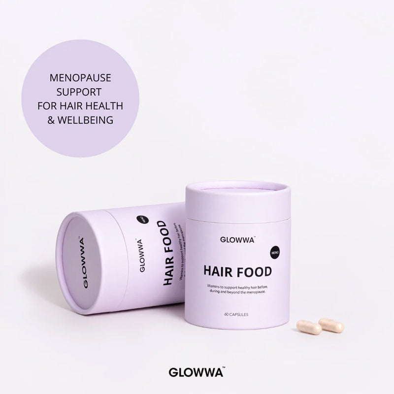 GLOWWA Hair Food Meno Integratore Per Capelli 60 Capsule