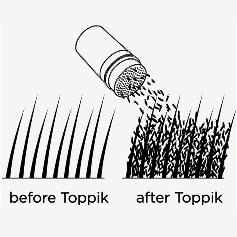 TOPPIK Fibre Capillari Densificanti Di Cheratina Naturale GREY 12g
