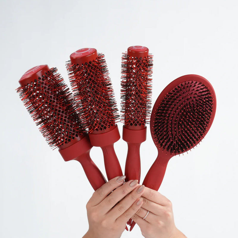 COCCO Set Aura Tri-Lon Technology Brush 4pz Rosso