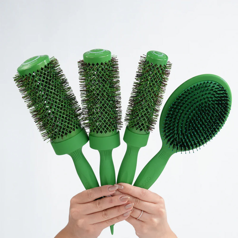 COCCO Set Aura Tri-Lon Technology Brush 4pz Verde
