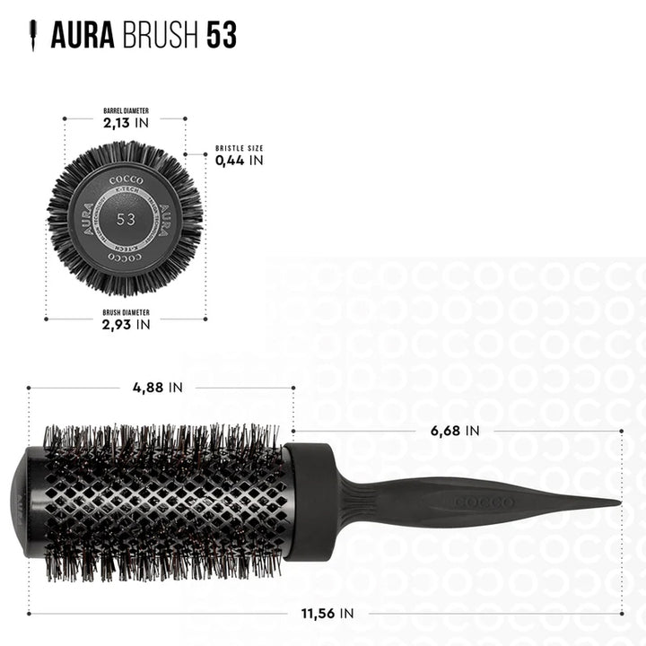 COCCO Set Aura Tri-Lon Technology Brush 4pz Verde