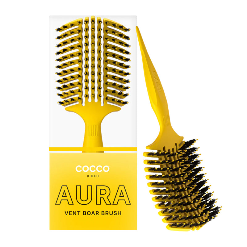 COCCO Aura Vent Boar Brush Gialla