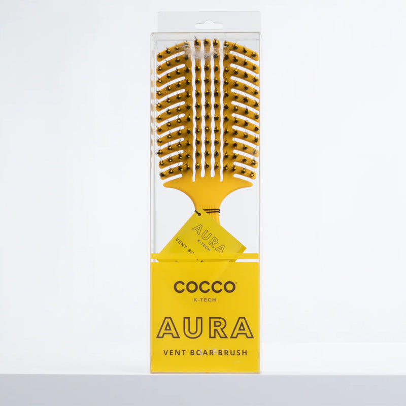 COCCO Aura Vent Boar Brush Gialla