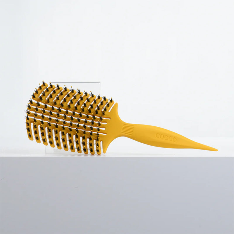 COCCO Aura Vent Boar Brush Gialla