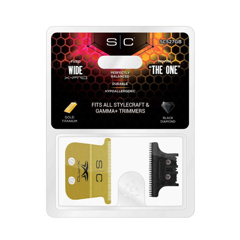 STYLECRAFT Sc X-Pro Wide Gold Titanium Testina Di Ricambio
