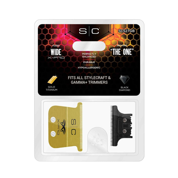 STYLECRAFT Sc X-Pro Wide Gold Titanium Testina Di Ricambio