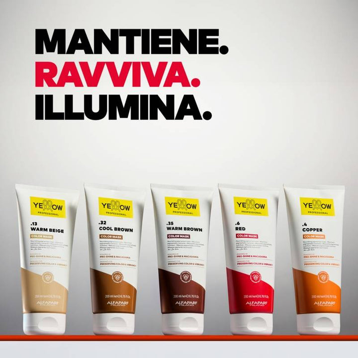 ALFAPARF Yellow Color Mask .32 COOL BROWN