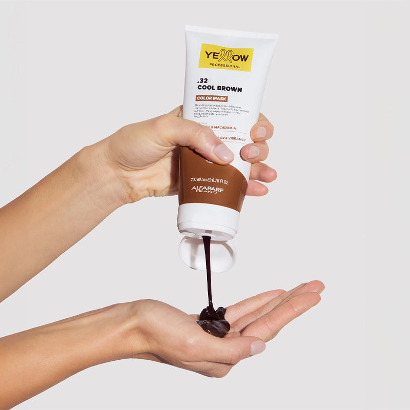 ALFAPARF Yellow Color Mask .32 COOL BROWN