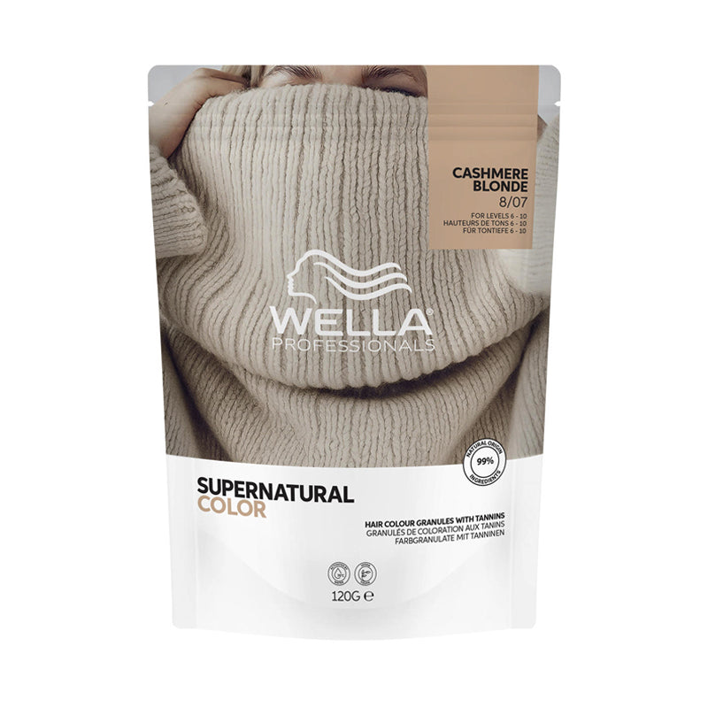 WELLA Supernatural Color 8/07 CASHMERE BLONDE 120G
