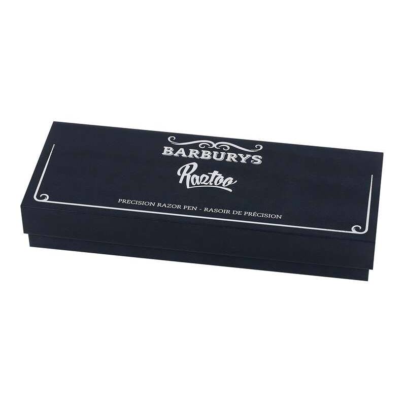 BARBURYS Penna Per Rasoio Deluxe Con 4 Lame