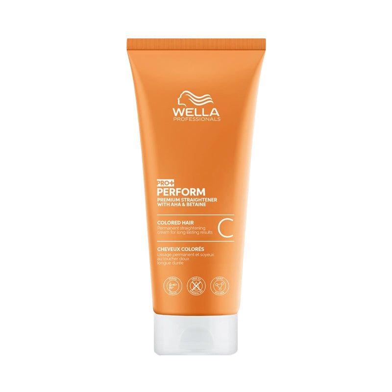 WELLA Pro+ Perform Premium Permanent Straightener C Colouredl Hair 200ml